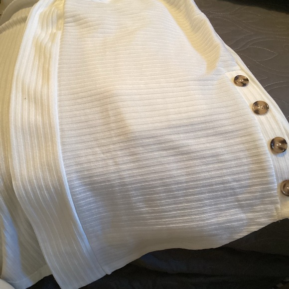 Cato’s ladies white textured open Cardigan, size XL, NWT - Picture 10 of 11